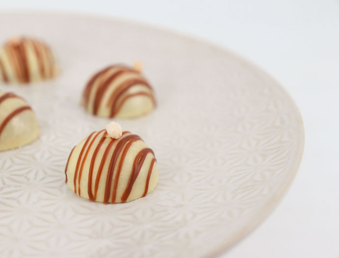  Bonbon en chocolat au praliné